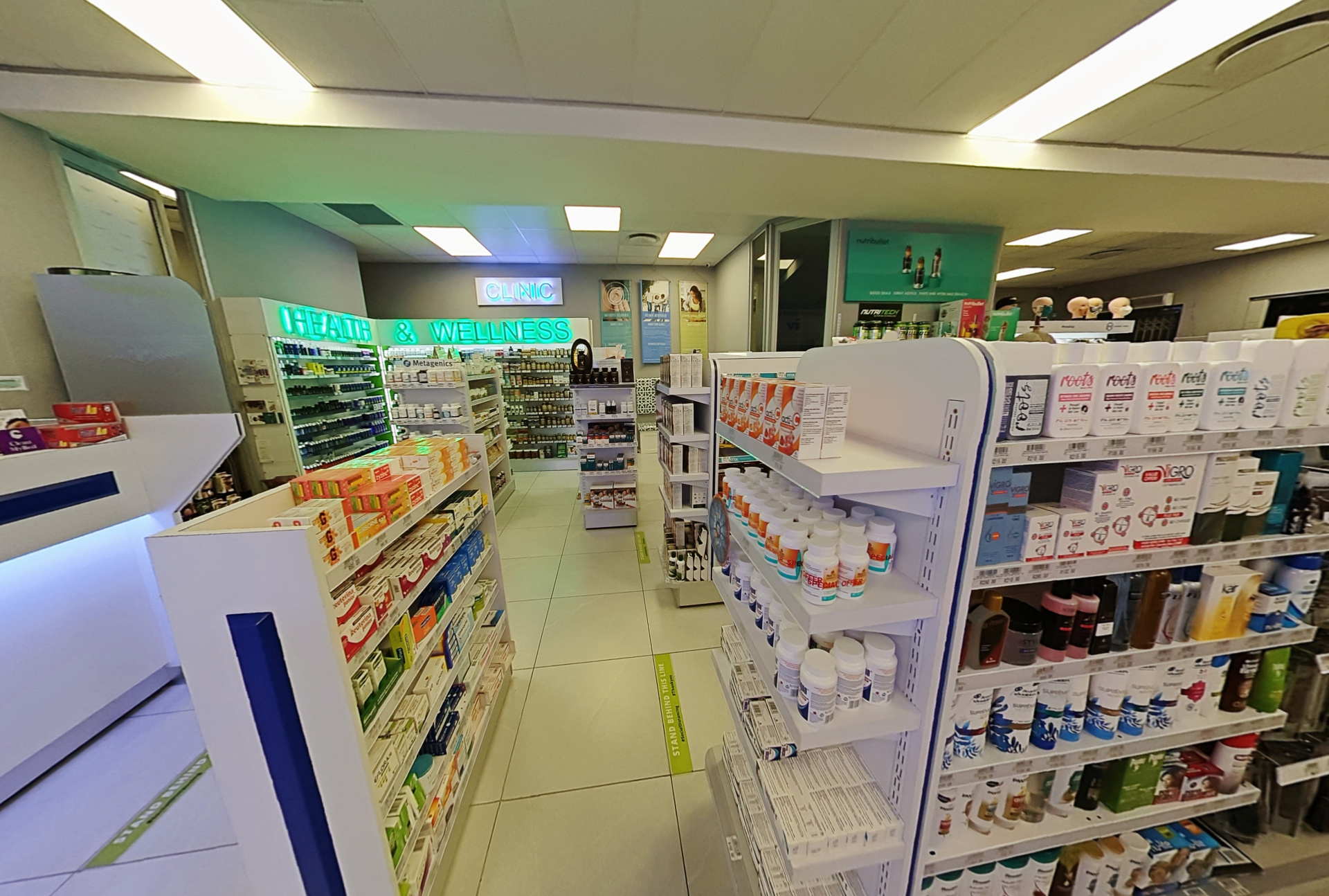 Health & Wellness section inside Reddam Pharmacy